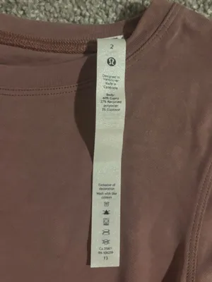Lululemon Open Tie-Back Short Sleeve in Spiced Chai thumbnail 6