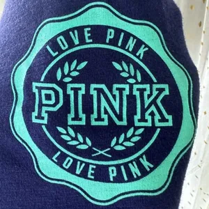 Victoria's Secret PINK Athleisure Catchy Phrase Slogan Classic T-Shirt XS thumbnail 3