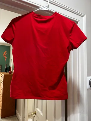 Red Tight Fit Shirt Size M thumbnail 2