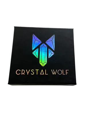 Crystal Wolf Triangle Turquoise And Gold Plated Necklace O/S NWT Bohemian Hippie thumbnail 5