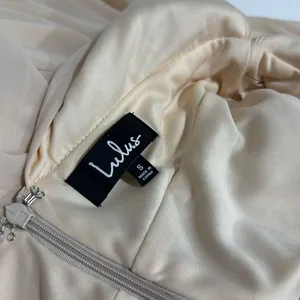 LULUS Heavenly Hues Cream Maxi Dress NWT thumbnail 8