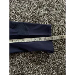 Berlook Capri Leggings Womens Size L Navy Blue High Rise Mesh Panels thumbnail 5