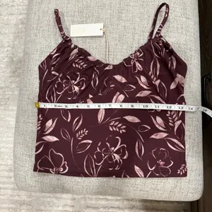 Z Supply Camilla Floral Cami Crop with adjustable straps - small thumbnail 5