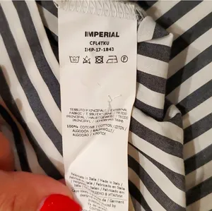 Unique Vintage NWOT! Imperial Striped Button Down Shirt - Vintage Look thumbnail 4