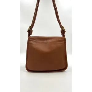 Vintage 90sCoach Stewardess Bag British Tan Leather Handbag Crossbody thumbnail 12