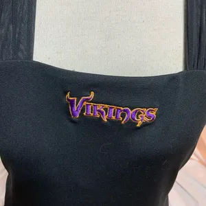 NWT NFL Minnesota Vikings Halter Top All Sport Couture Large thumbnail 3