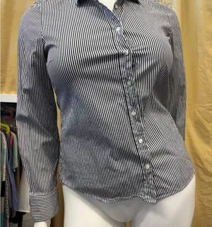 J.Crew Women's Striped Button-Up Shirt‎ thumbnail 1