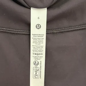NWT Lululemon Wunder Train HR Tight 25" black size 6 Authentic thumbnail 6