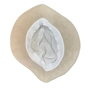 Floral‎ Embroidered Corduroy Bucket Hat Beige Cottagecore Boho OSFM thumbnail 5