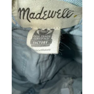 Madewell Vintage‎ High Rise Straight Leg Light Wash Denim Jeans Womens 26 thumbnail 9