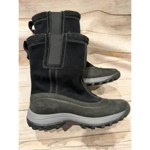 Timberland Women's Canard pull-on boots in black suede Size 9 thumbnail 3