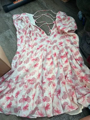 Petal & Pup Clementine Mini Dress - Cream Floral size XL thumbnail 5