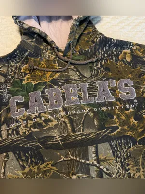 Cabela’s Camo Hoodie Sweatshirt Size Small Regular See Measurements thumbnail 2