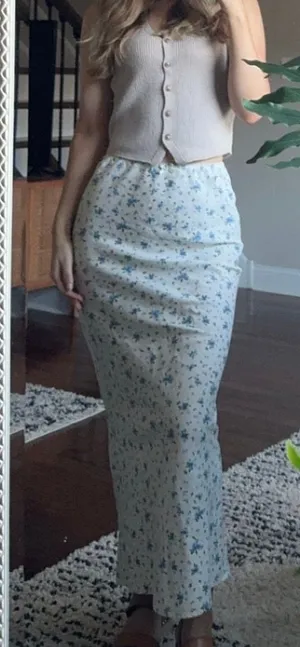 Wild Fable Floral Skirt Maxi thumbnail 1
