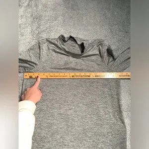 Nike running dri-fit long sleeve gray shirt small thumbnail 8