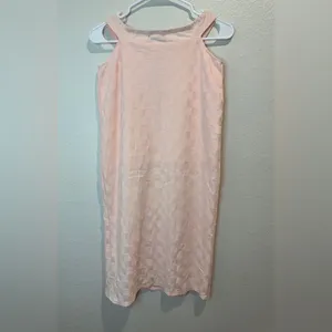 Urban Outfitters NWT‎ Light Pink Sleeveless Checkered High Neck Dress Size S thumbnail 2