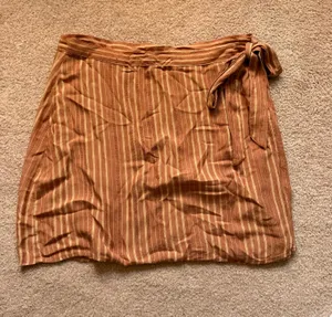 American Eagle Striped Wrap Skirt thumbnail 1