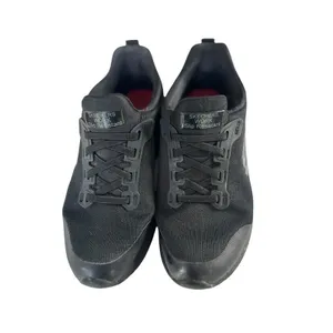 Skechers Women's Size‎ 5 Slip Resistant Work Shoes Black Lace Up Sneakers Mesh thumbnail 4