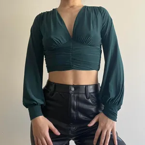 21 Saints Emerald Green NWT Crop Top Size S thumbnail 4