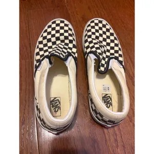 Vans Slip-On Sneakers Checkerboard‎ Black White Skater Shoes Mens 4.5 Womens 6 thumbnail 3