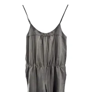 Ali Ro Women's Jumpsuit‎ 8 Gray Pockets Silk Linen Oversized Lagenlook Relaxed thumbnail 2
