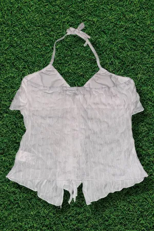 Halter Top White Size L thumbnail 2