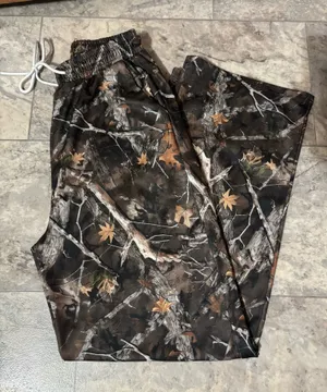 Camo pants wide leg Green thumbnail 1