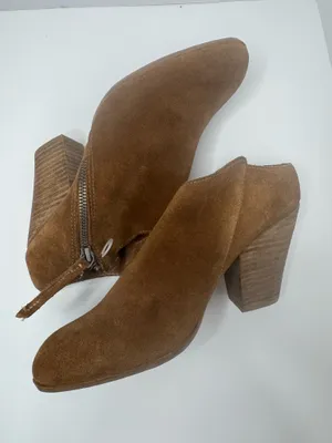 Dolce Vita Brown Suede Side Zip Ankle Boots Womens Size 8.5 thumbnail 1