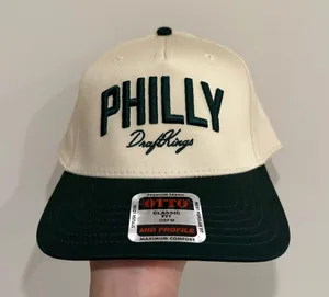 Philly DraftKings SnapBack Hat Tan thumbnail 1