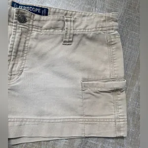 Vintage Periscope Y2K Khaki Cargo Shorts Low Rise Utility Mini Shorts 11 Bratz thumbnail 4