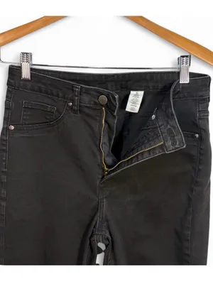 H&M Women’s Ultra High Waist Ankle Length Black Curvy Jeggings Size US 8/UK 12 thumbnail 6