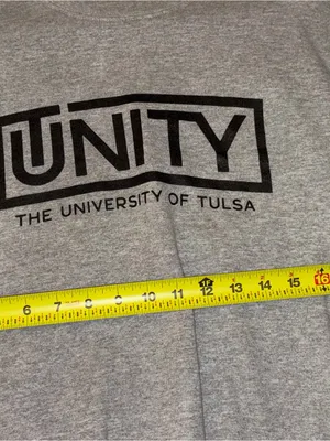 University of Tulsa Sweatshirt Black Wall Street Holy Ground Crewneck M thumbnail 6