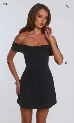 Hello Molly Mini Dress Black thumbnail 3