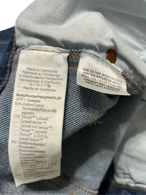 Madewell High Rise / waisted Skinny Womens 29 Stretch Dark Wash Denim Jeans thumbnail 10