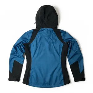 nau Women's Blue Black Lightweight Hooded Outdoor Jacket‎ Size S thumbnail 2