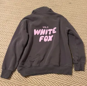 Grey white fox Hoodie thumbnail 2
