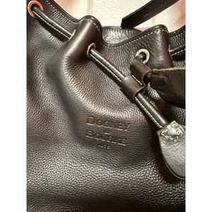 Vintage Dooney & Bourke Black Hobo Bag thumbnail 2