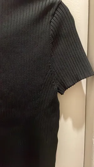 ZARA Rib-knit Mockneck Top thumbnail 3