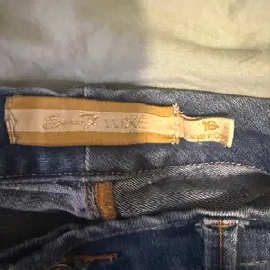 Seven7 Dark Blue Flare Jeans thumbnail 3