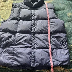 Lands’ End Violet Purple Puffer Vest Jacket Button Up Size Women’s Large Fall thumbnail 11
