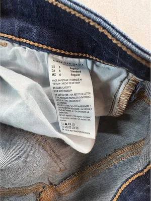 American Eagle Women’s High-Rise Jegging Jeans Size 6 Regular Distressed Stretch thumbnail 8