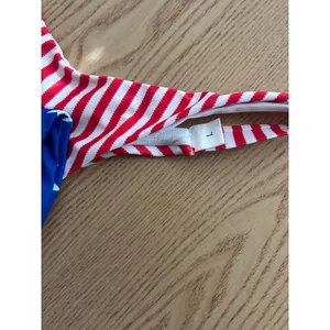 B45 New Women AMI Sexy 2Pc Patriotic American Flag🇺🇸Bikini Cheeky Medium/Large thumbnail 5