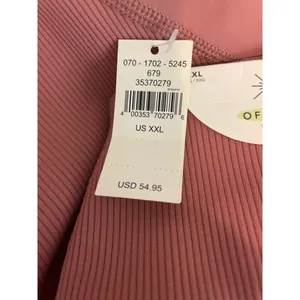 Offline by Aerie Women's Size XXL Athletic Leggings Dusty Pink Ribbed NWT thumbnail 5