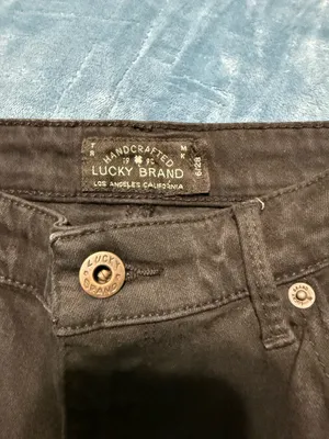 Lucky Brand Bridgette Black Distressed Skinny Jeans thumbnail 4