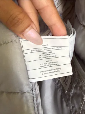 Abercrombie & Fitch Silver Gray Hooded Puffer Jacket Size S Lightweight thumbnail 7