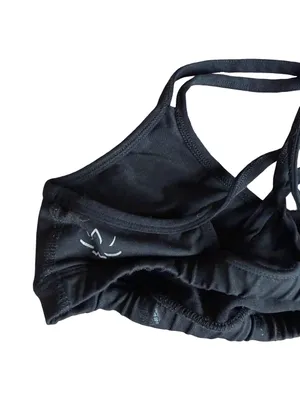 Beyond Yoga Two Piece Workout Set Sports Bra Leggings Black Pineapple Size XS thumbnail 14
