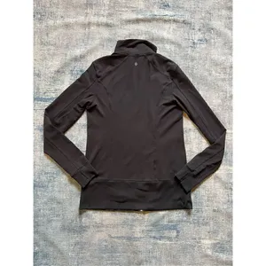 Lululemon Black Daily Yoga Full Zip Lightweight Jacket Size 10 thumbnail 8