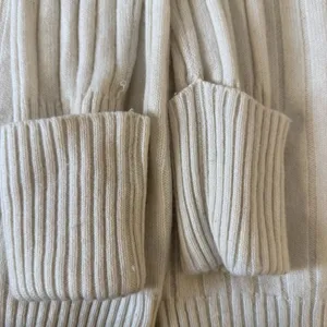Banana Republic Womens Ivory Ribbed Roll Neck Sweater Merino Wool Cashmere Small thumbnail 9