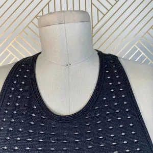 Good American Seamless Lurex Stripe Bra in Black‎ thumbnail 3