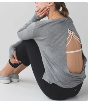 lululemon • bring it backbend open back sweater thumbnail 53